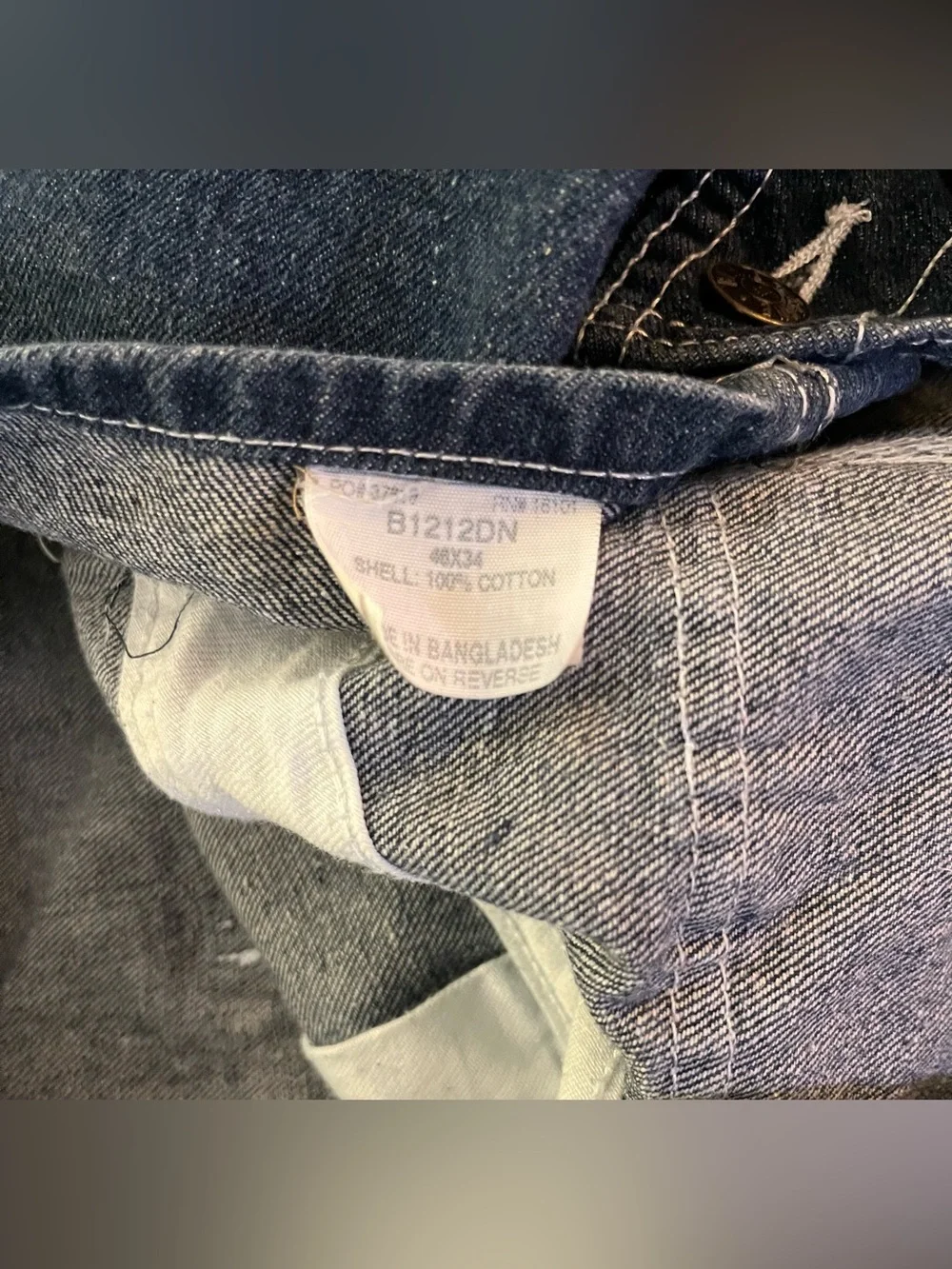 Berne Men's Heritage Denim Bib Overalls B1212DN Dark Wash Workwear NWOT 40x34